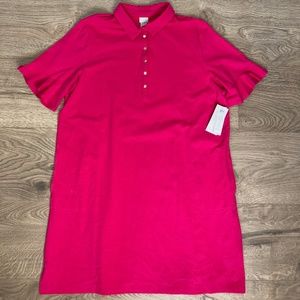 NWT Chico's T-shirt dress with ruffle short sleeves